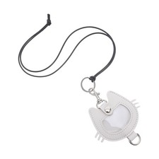 Pet Hair Keepsake Keychain Cat Hair Memorial Storage PU Pendant