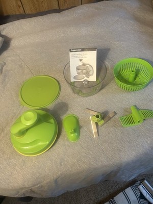 Tupperware Quick Chef Pro System Green Time Saver Chopper Blade New