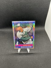 2025 Topps Heritage Baseball Chrome #686 Jaden Hill RC Rockies