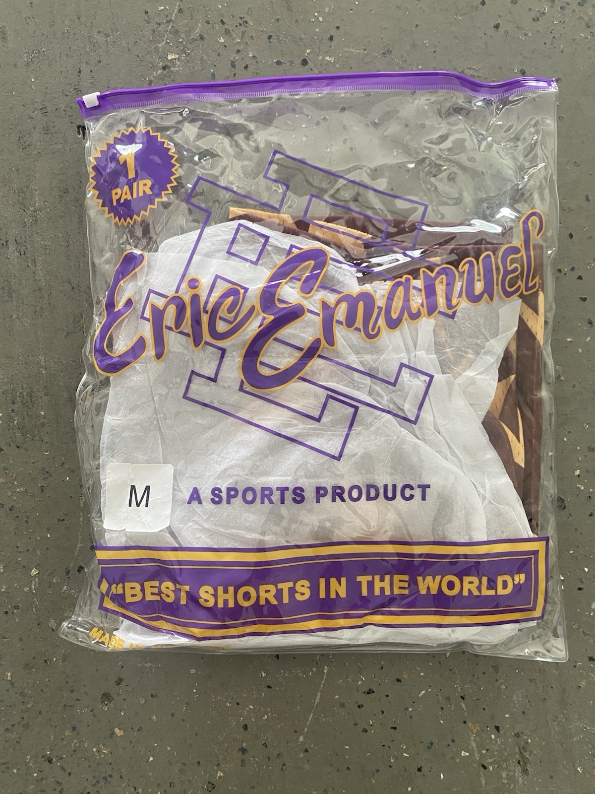 Eric Emanuel EE Basic Shorts Size Medium (Brown a… - image 1