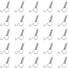 25 Pcs Spring Cage Latch Door Spring Hook Metal Finger 2.9 Inches 75mm , Mul...