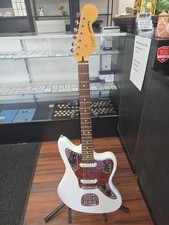 Chitarra elettrica Squier by Fender Classic Vibe anni 70 Jaguar - Olympic White Gig Bg