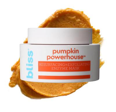 Bliss Pumpkin Powerhouse Resurfacing & Exfoliating Enzyme Mask 1.7 fl oz NIB