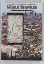 2022 Goodwin Champions World Traveler City Centric Map Relics Lagos Nigeria 0bf7