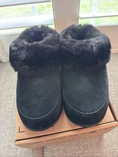 Women's Size 10 SOREL NL3692-011 Black Go Coffee Run Mule Slippers