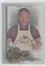 2022 Topps Allen & Ginter Hot Box Silver Portrait Davey Cuts #262 0nr3