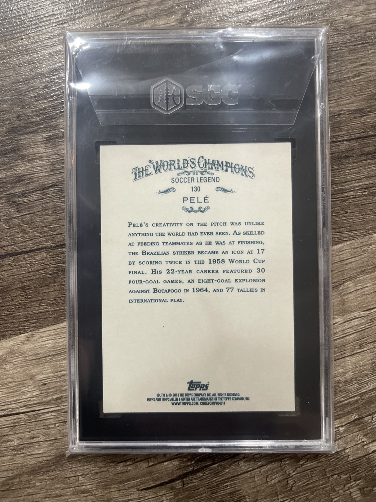 2013 Allen & Ginter Pele SGC 10 view 2