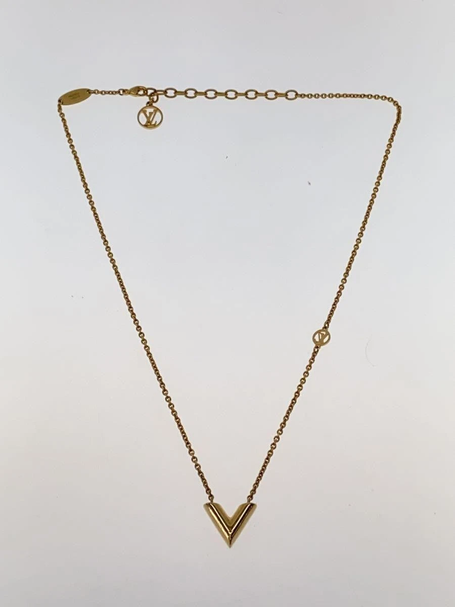 LOUIS VUITTON（LV） Collana LOUIS VUITTON Essential V Oro M00857 Lunghezza 46 cm Accessori Uomo