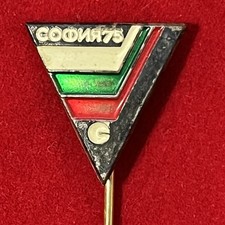 ICE HOCKEY World Championships 1975, Groupe C, SOFIA, Soft Enamel Lapel Pin.
