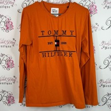 Tommy Hilfiger long sleeve embroidered front ...