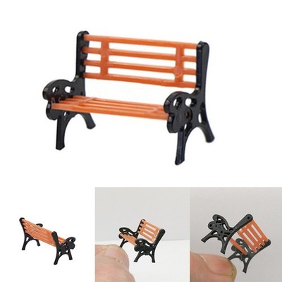 12 pc Model Train Park Bench Chair Settee Street Park Layout in 1 50 scale