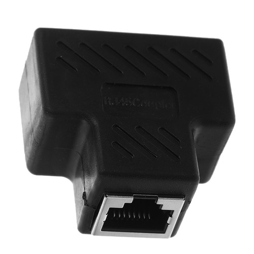 Splitter Tee-head Ethernet Cable Coupler Extender Adapter - 第 3/12 張圖片