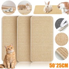 3 Cat Scratching Mats High-Quality Sisal For Walls Sofas Doors Carpets Floors