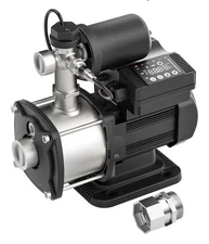 SUETPRYE Booster Pump 57PSI 21GPM Smart Water Pressure .6hp Ultra Quite 