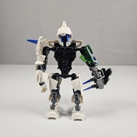 LEGO Hero Factory Stormer Figure White Blue Robot Action Figure Incomplete