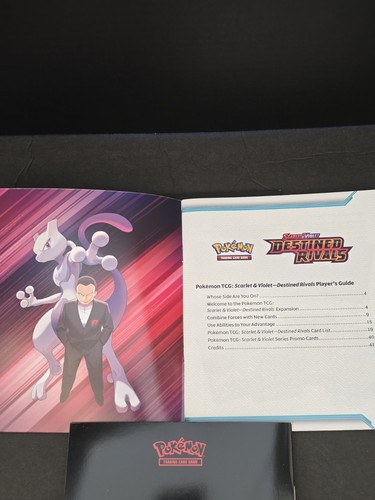 Destined Rivals - ETB Player's Guide - Pokemon TCG - Scarlet & Violet - New - Picture 2 of 3