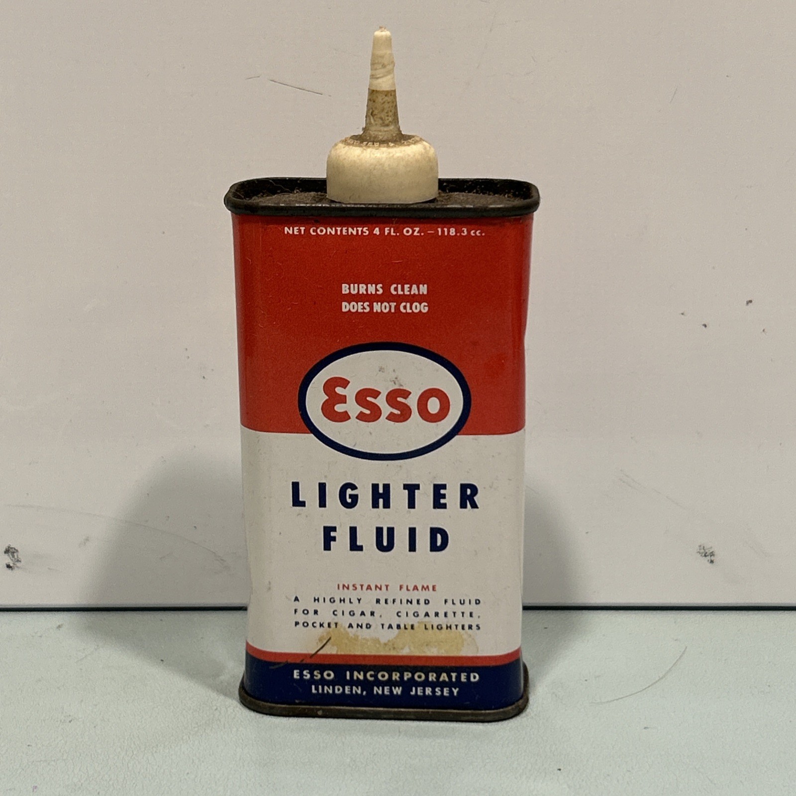 Fluid Empty  4 Oz Tin Metal Motor Oil Can Collection