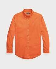 Ralph Lauren Orange Oxford Shirt Men Size Available S To Xxl