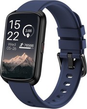 Fitness Tracker, Smart Watch with 24/7 Heart Rate/Blood Pressure/Blood Blue