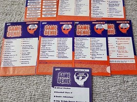 Galoob NES Game Genie Code Update Lot Of 8 Issues Volume 1, 2, 3 