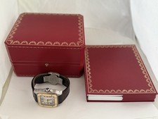 Cartier Santos 100 Large 38mm Watch- 18k Gold/S. Steel-W20072X7-Box/Papers- 13