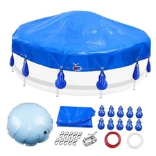 15' Round Pool Cover for Above Ground Pools - Winter Above Ground Pool 15FT
