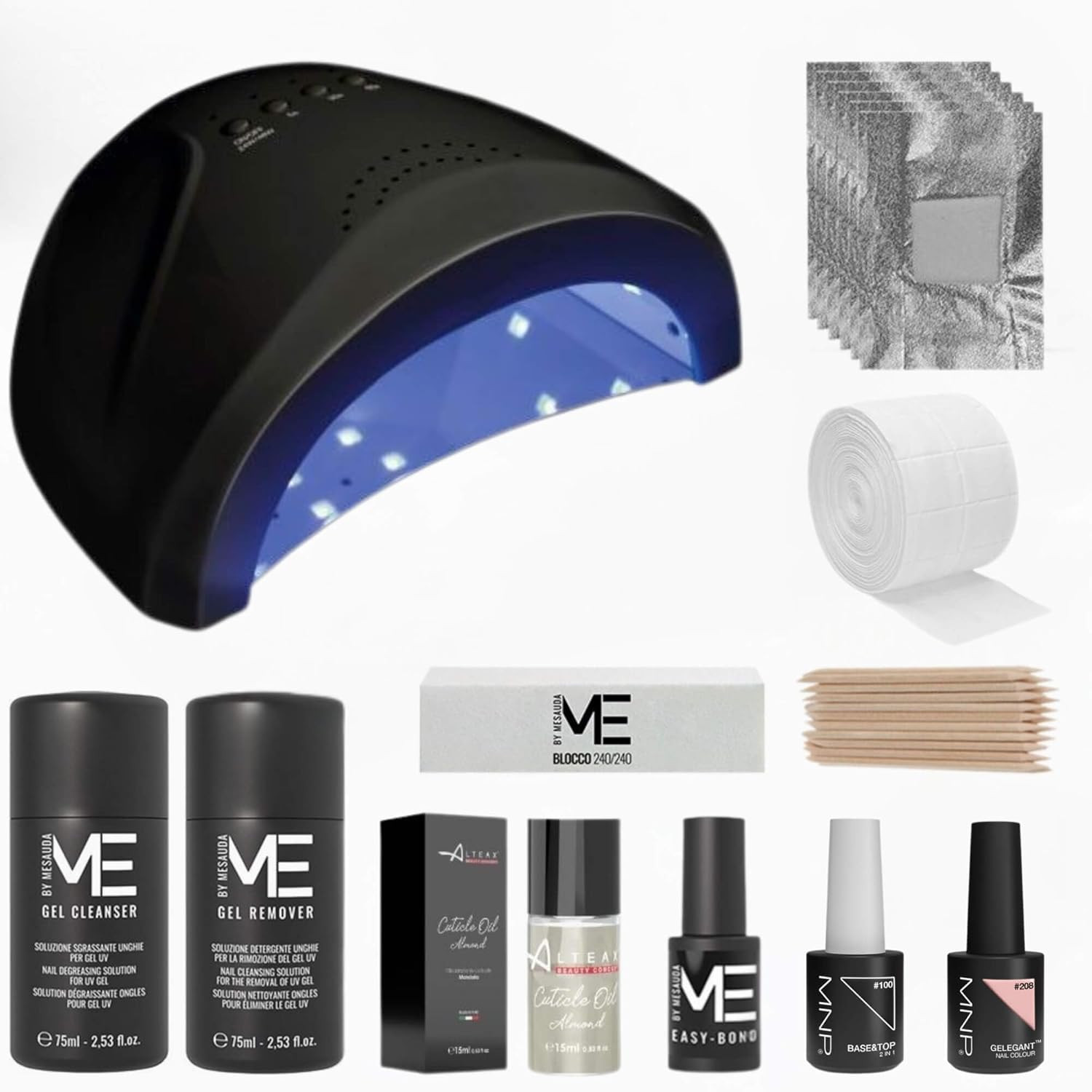 Starter Kit Mesauda Professional Unghie Gel Polish TPO Free LED 48W