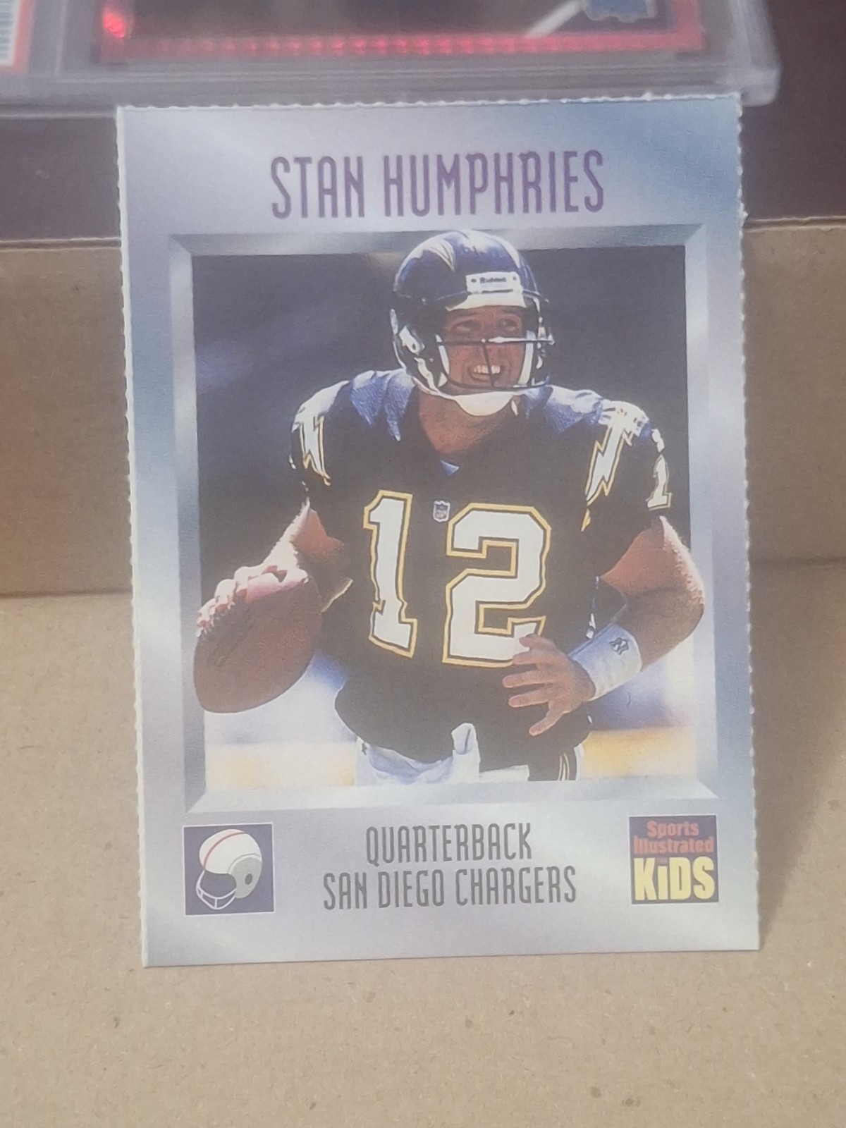 1993 STAN HUMPHRIES SI SPORTS ILLUSTRATED FOR KIDS NFL CARD #558 CHARGERS