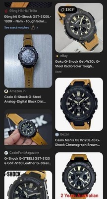 Casio G-Shock Gst S120L | eBay