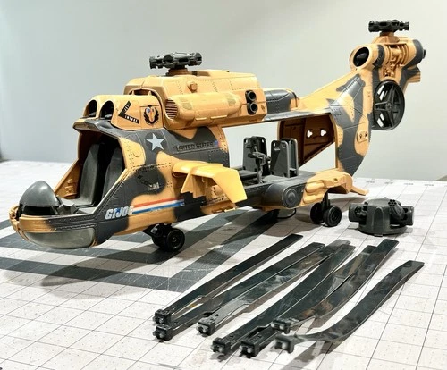 VTG 1986 G.I. Joe Tomahawk Helicopter Incomplete Hasbro ARAH