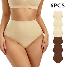 Women High Waist Tummy Control Body Shaper Slimming Shapewear Underwear Panties