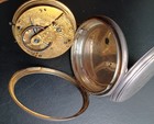 RARE WIGAN SILVER FUSEE VERGE PAIR CASED POCKET WATCH With Hallmarks  — photo 5