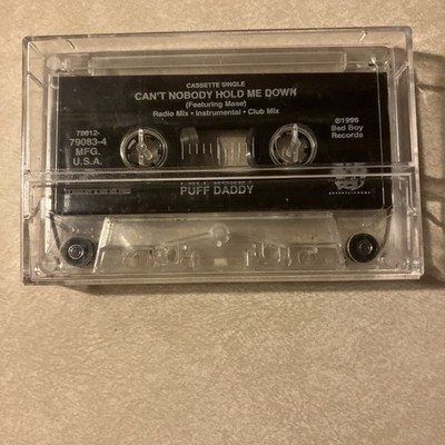 Puff Daddy Can t Nobody Hold Me Down Cassette Tape SINGLE ONLY NO INSERT 1996