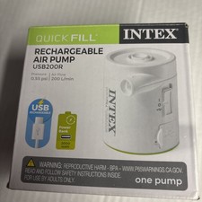 Intex USB200R Quick-Fill Rechargeable Air Pum...