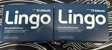 LOT (2)  Lingo Continuous Glucose Biosensor Monitor (CGM) by Abbott - New Sealed