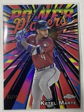 2025 Topps Chrome Ketel Marte Power Players Black Refractor 5/10