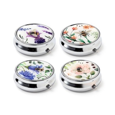 Nectar Meadows Biene Pillendose Metall rund