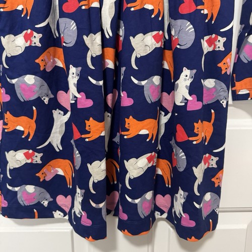 Mini Boden Gir’s Pullover Dress CATS KITTENS Girl's Size 11-12 NWT - Picture 2 of 9