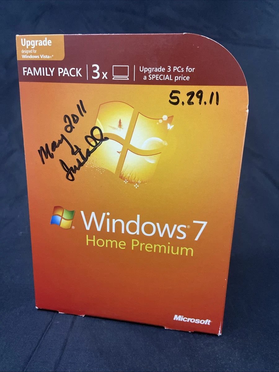Windows 7 Family Pack for sale - eBay
