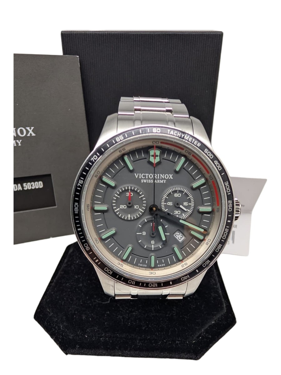 Victorinox Alliance 249148 Men's Sport Chronograph Gray Dial 44 mm
