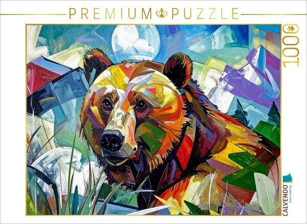 Calvendo Puzzle BraunbäR | 1000 Teile Lege-GrößE 64X48Cm Foto-Puzzle FüR GlüCkli-image