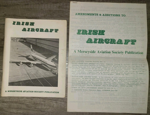 Vtg PB book, Irish Aircraft: History of Irish Aviation by P. H. Butler, 1972