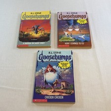 Goosebumps 1st Edition Lot (3) - #52 #53 #35 - with Attached Trading Cards