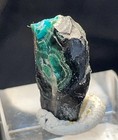 GORGEOUS GEM SILICA CHRYSOCOLLA THUMBNAIL MORENCI MINE,ARIZONA — photo 2