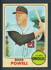 1968 Topps #381 BOOG POWELL Baltimore Orioles ~ VG to VG+ crease