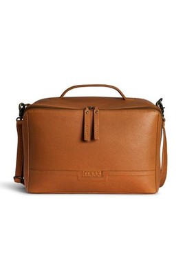 muud Cleo XL - Projekttasche 36x24x23cm - in black, whisky & brown