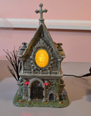 Dept 56 Snow Village Halloween The Travis Louie Walter And Larry's Crypt 4020232