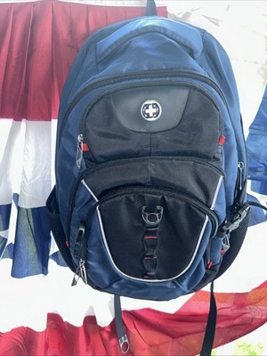 SwissGear Wenger SwissDigital Backpack fits 16'' Laptop Airflow Back Blu/blk