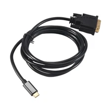 USB TYPE C to DVI Cable USB Type C to DVI 24+1 Adapter 4K 30Hz (6FT/1.8M)3901
