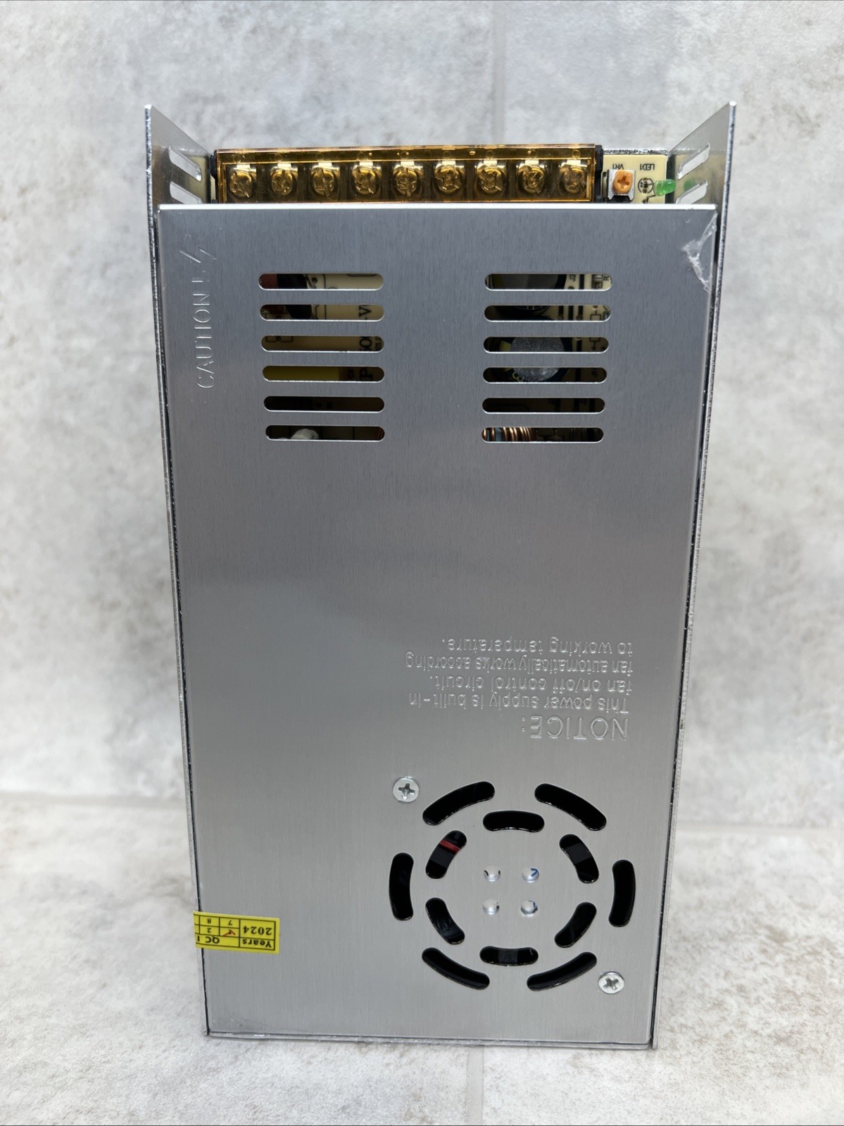 Switch Power Supply Driver Adapter Aluminum Alloy DC24V S-480-24 24V 480W LED